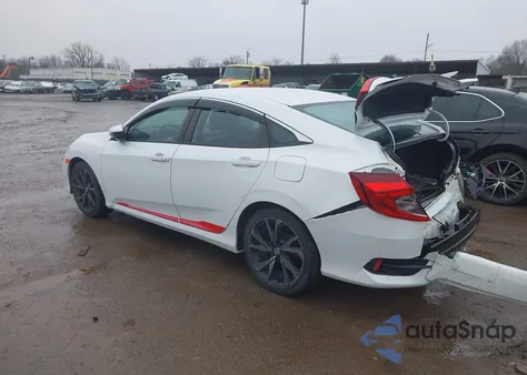 2020 Honda Civic Sport z USA, uszkodzony, nr VIN 2HGFC2E85LH554874